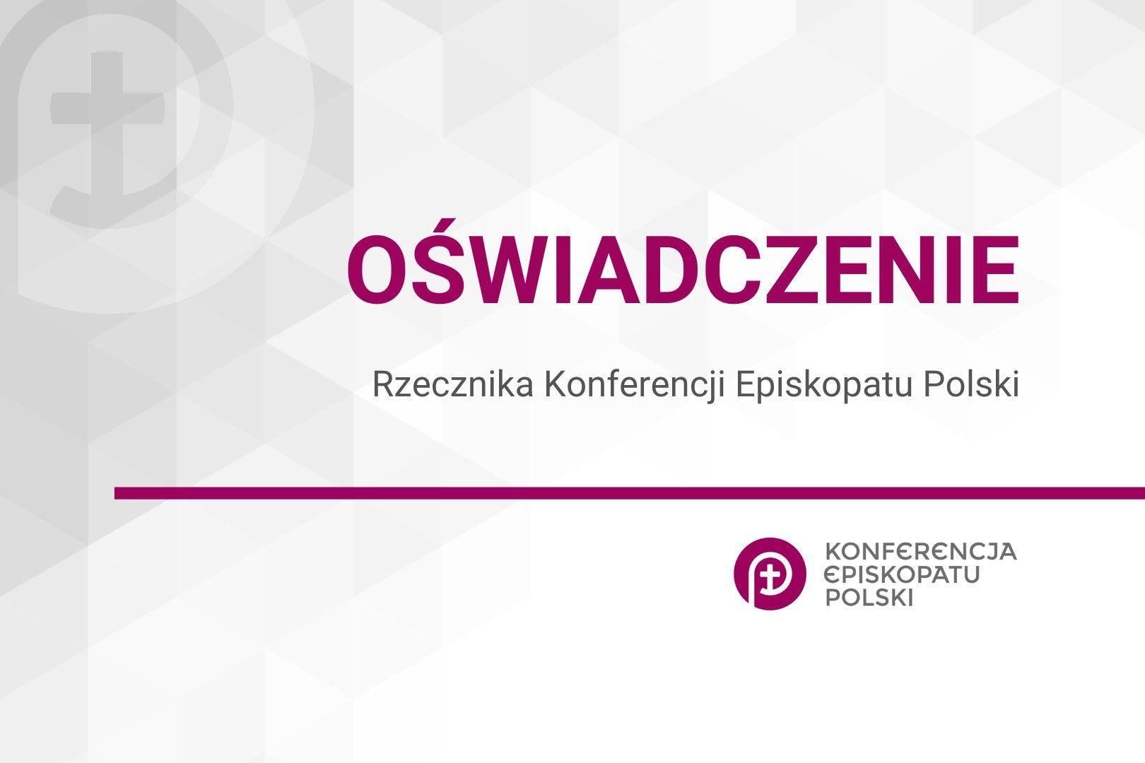 Rzecznik Episkopatu: Deklaracja Fiducia supplicans w niczym nie zmienia dotychczasowego nauczania Kościoła