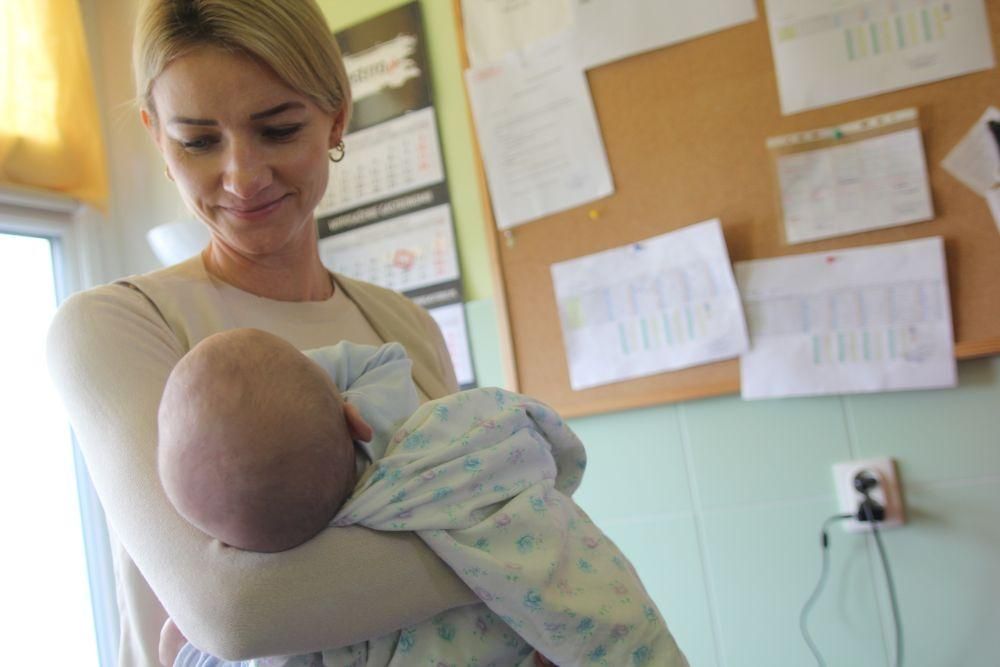 Chłopczyk w legnickim Oknie Życia