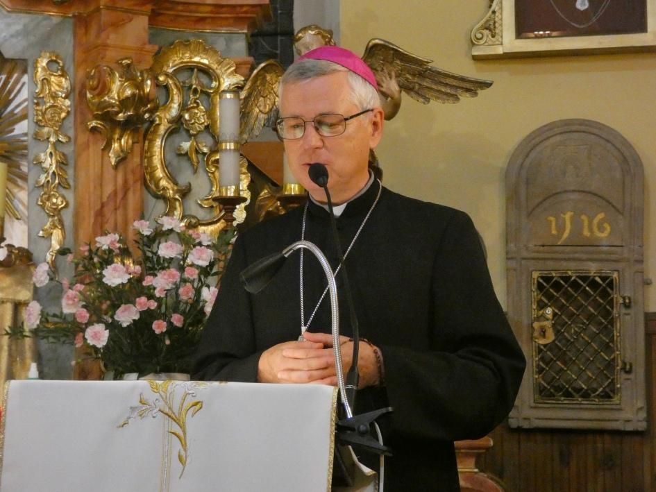 Biskup Andrzej odwiedził pielgrzymów