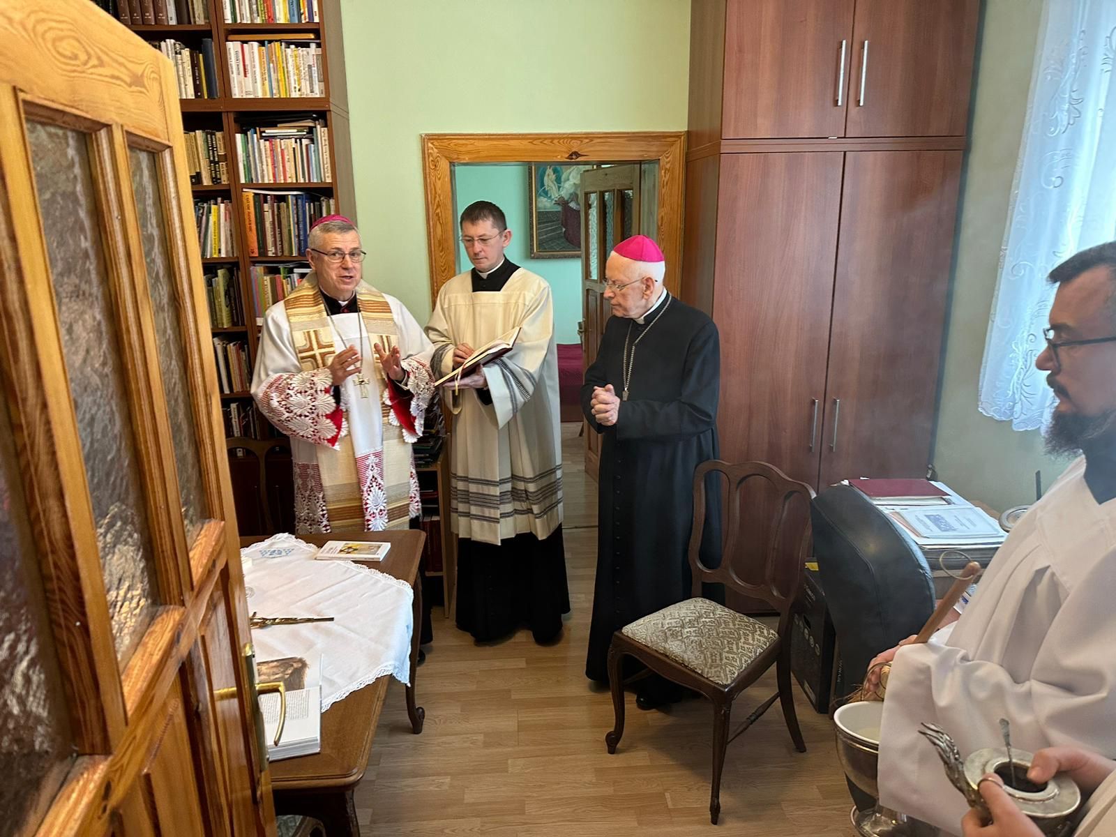 Wizyta duszpasterska w Domu Księży Emerytów