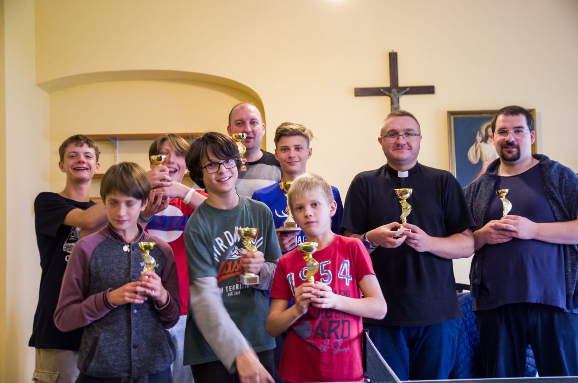 I Turniej Tenisa stołowego im. św. Stanisława Kostki dla służby liturgicznej z dekanatu Jelenia Góra Wschód