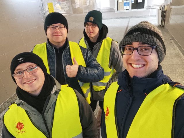 Pomoc kleryków na granicy