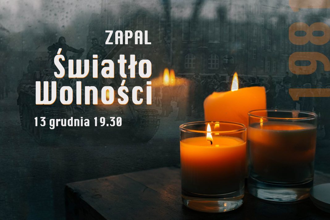 13 grudnia: Dzień modlitw za ofiary stanu wojennego i akcja „Zapal Światło wolności”