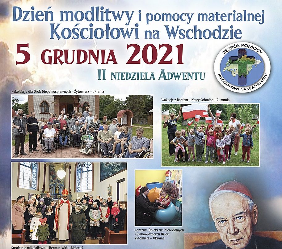 5 grudnia: 22. Dzień modlitwy i pomocy materialnej Kościołowi na Wschodzie