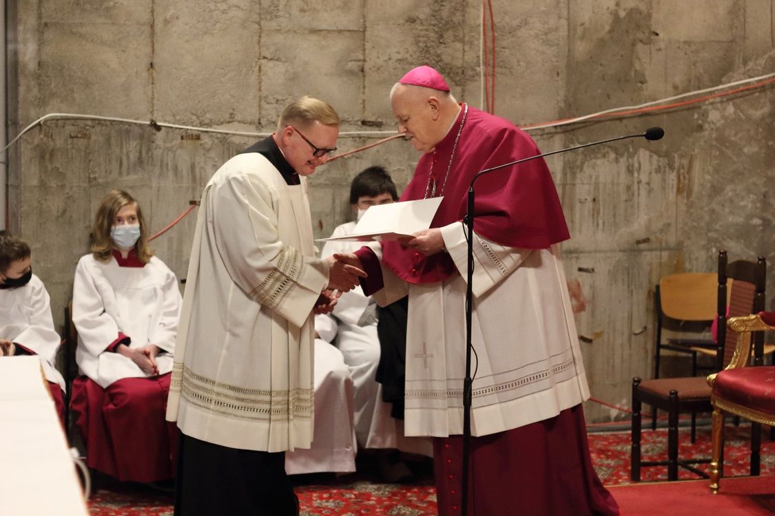 Lubin. Nowy kanonik i poświęcenie dachu