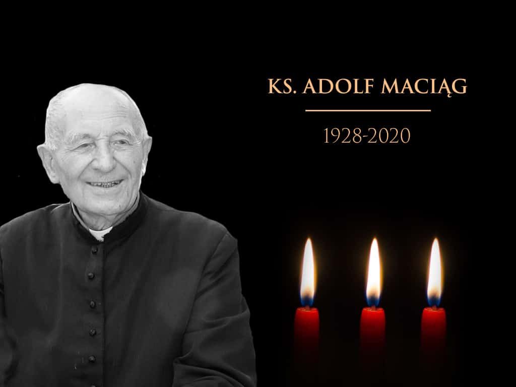 Zmarł ks. Adolf Maciąg