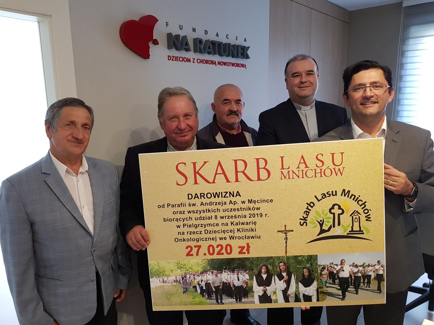 Dar pielgrzymów dla chorych dzieci