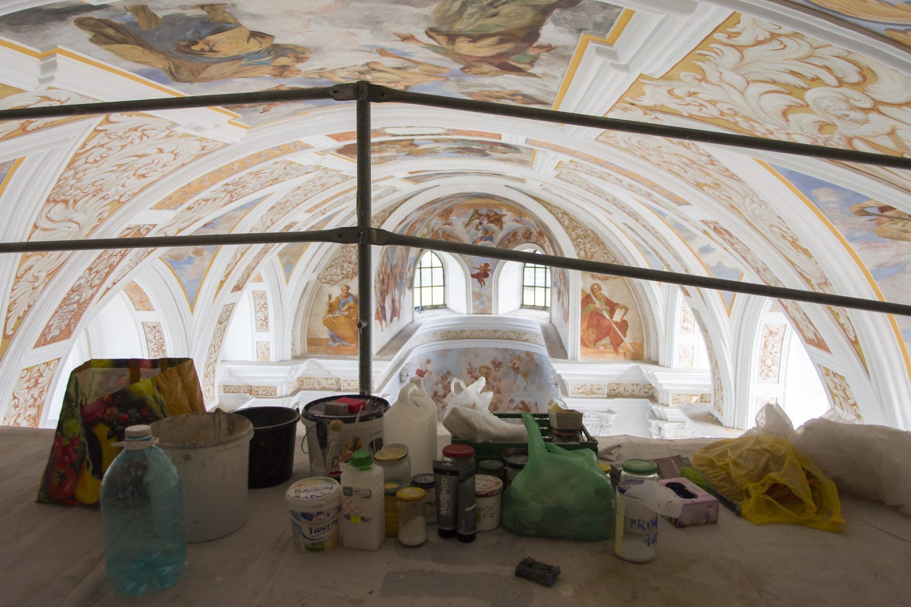 Kolejne prace konserwatorskie w Krzeszowie