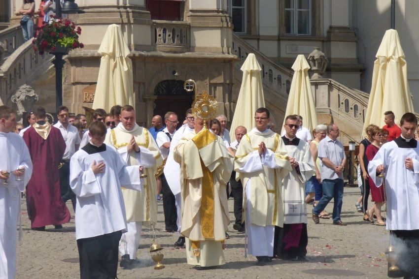 Procesja Bożego Ciała w Legnicy