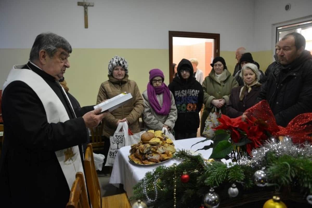 XXV Wigilia w międzyparafialnej stołówce charytatywnej w Legnicy