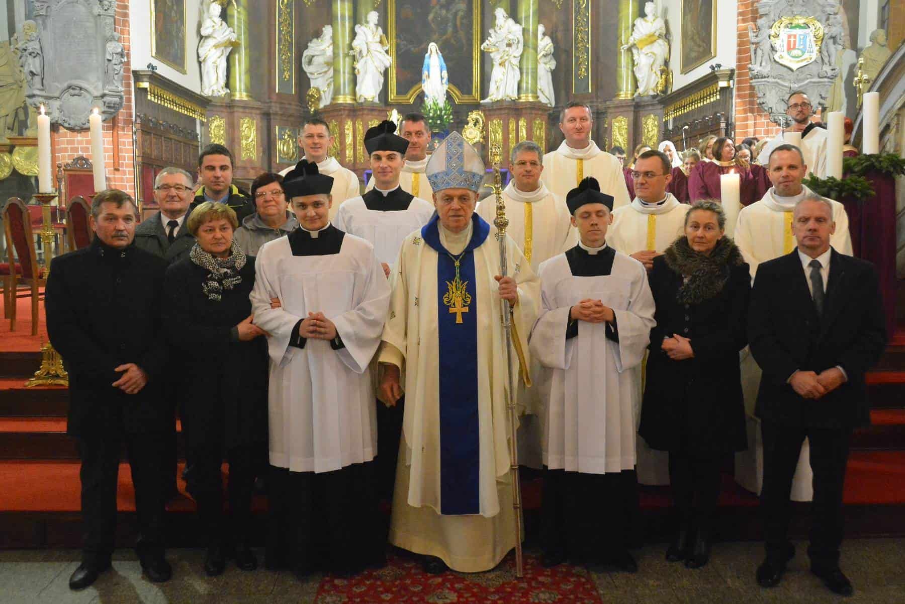 Klerycy legnickiego seminarium otrzymali sutanny