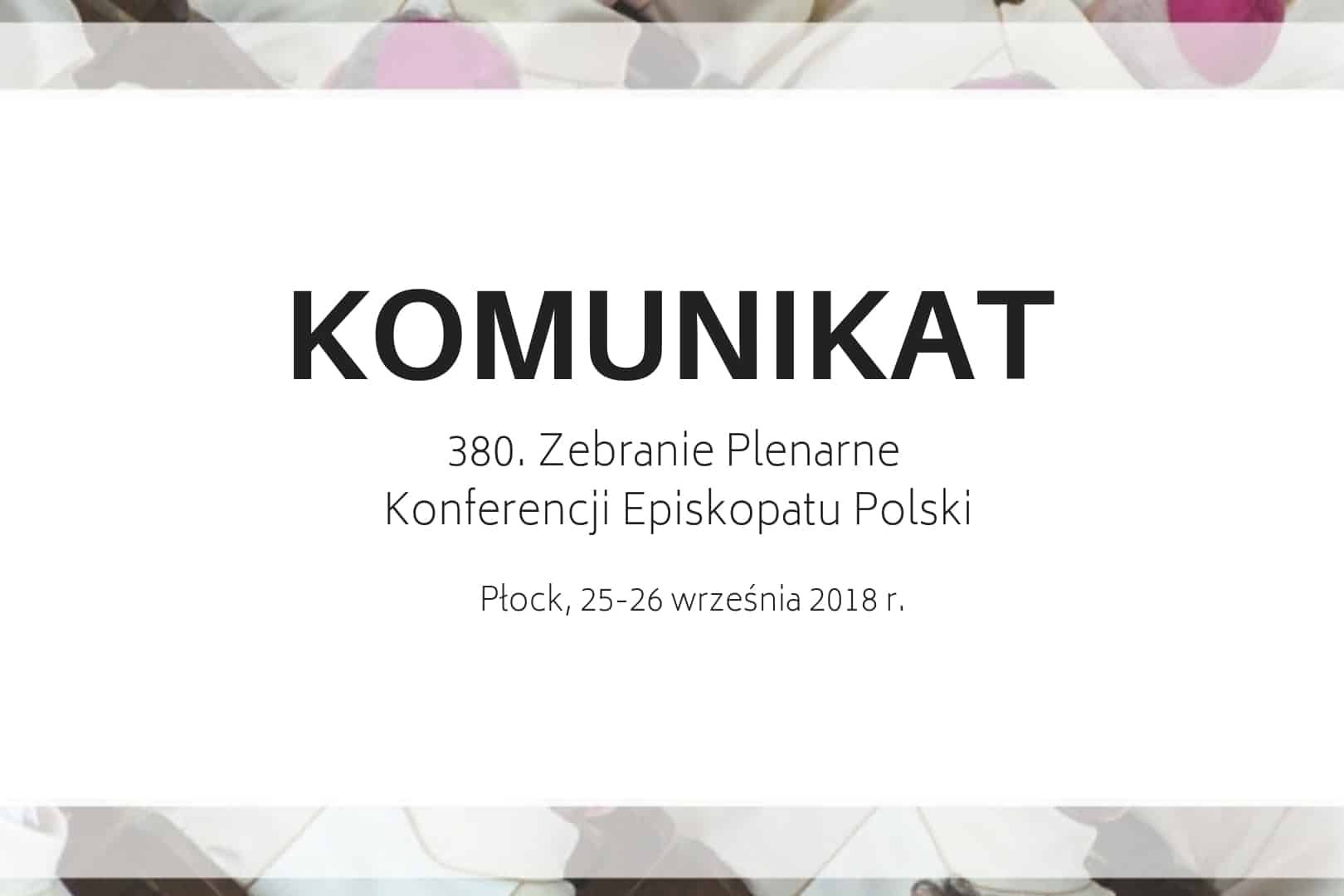 Komunikat z obrad biskupów: duszpasterstwo młodzieży i rodzin oraz zdecydowane przeciwdziałanie nadużyciom