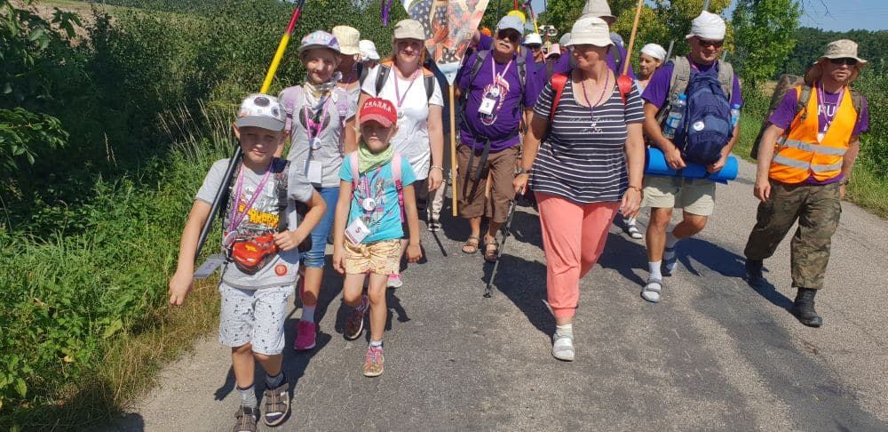Najmłodsi pielgrzymi na szlaku