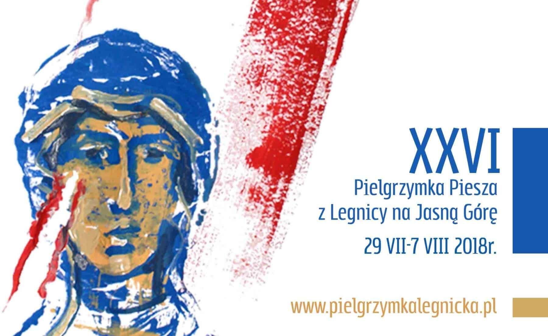 Piesza pielgrzymka w narodowych barwach