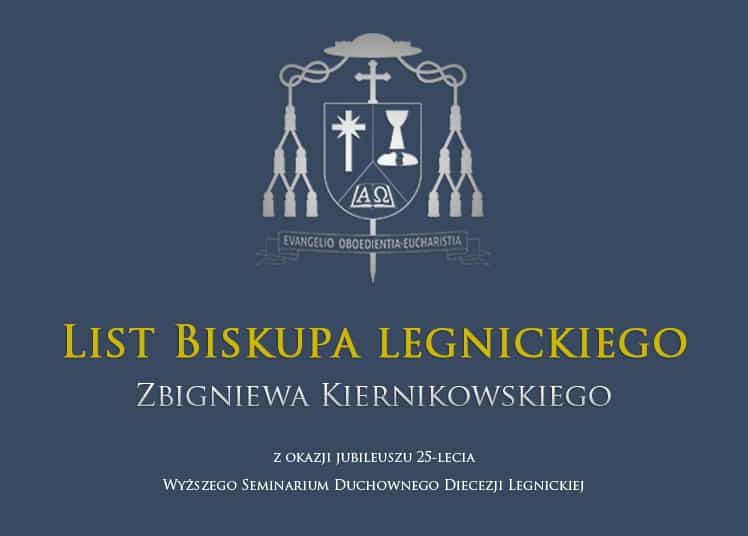 Zaproszenie Biskupa legnickiego na obchody jubileuszu WSD