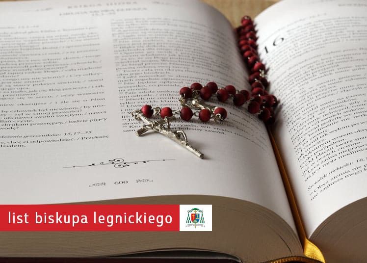 List Biskupa legnickiego ws. inicjatywy "Różaniec do granic"
