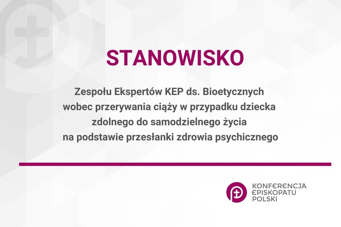Zespół Ekspertów Konferencji Episkopatu Polski ds. Bioetycznych o wydarzeniach w Oleśnicy
