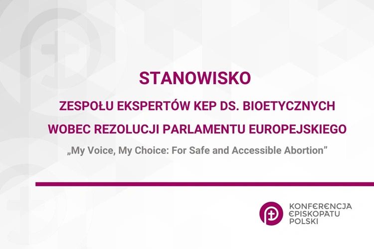 Stanowisko Zespołu Ekspertów KEP ds. Bioetycznych
