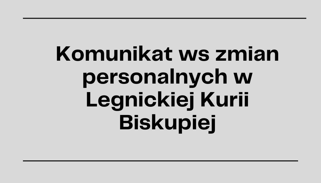 Zmiany personalne