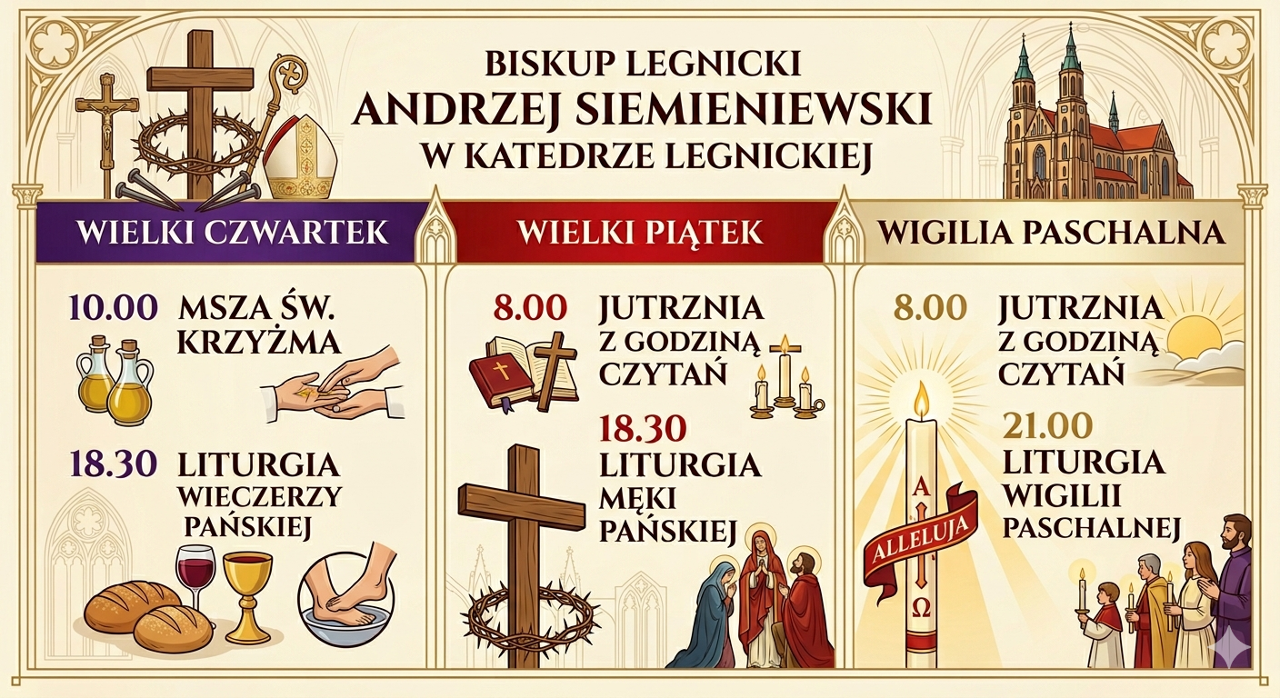 Triduum Paschalne w Katedrze Legnickiej