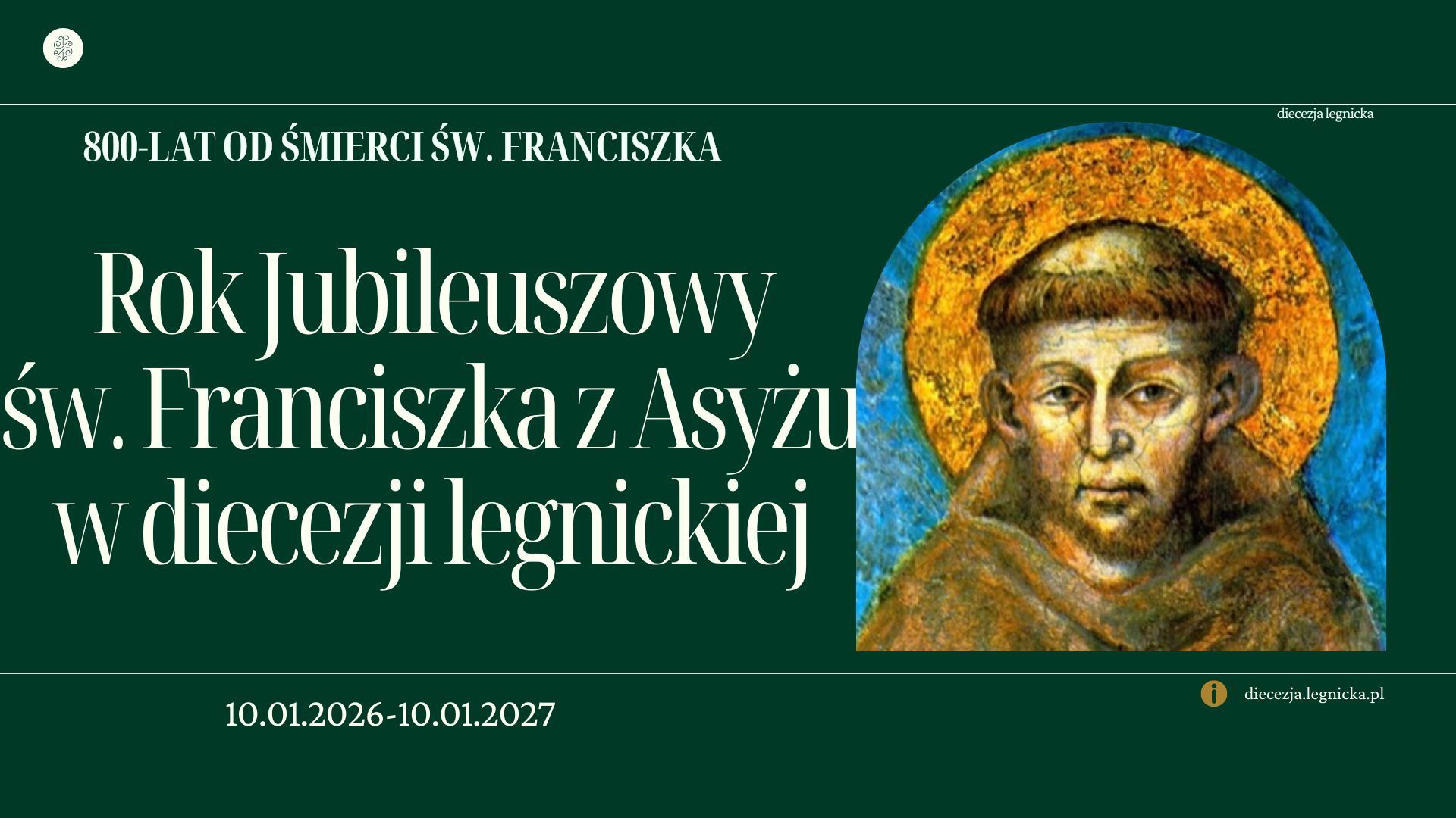 Rok Jubileuszowy św. Franciszka z Asyżu w diecezji legnickiej