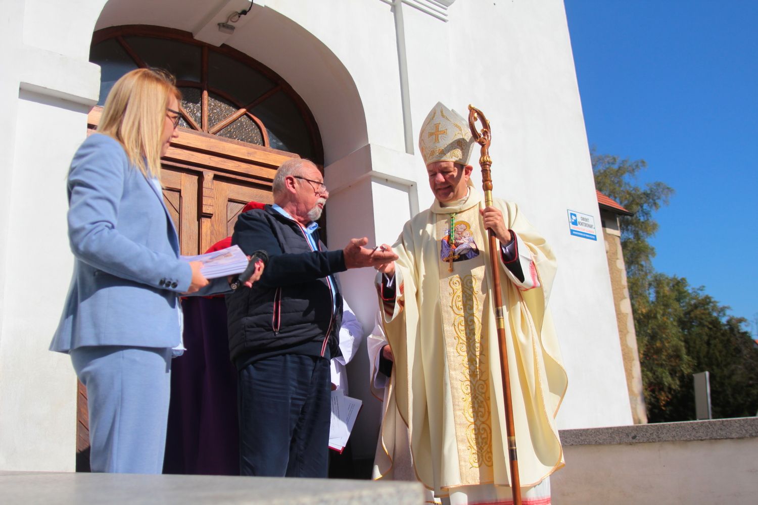 Poświęcenie kościoła w Olszynie